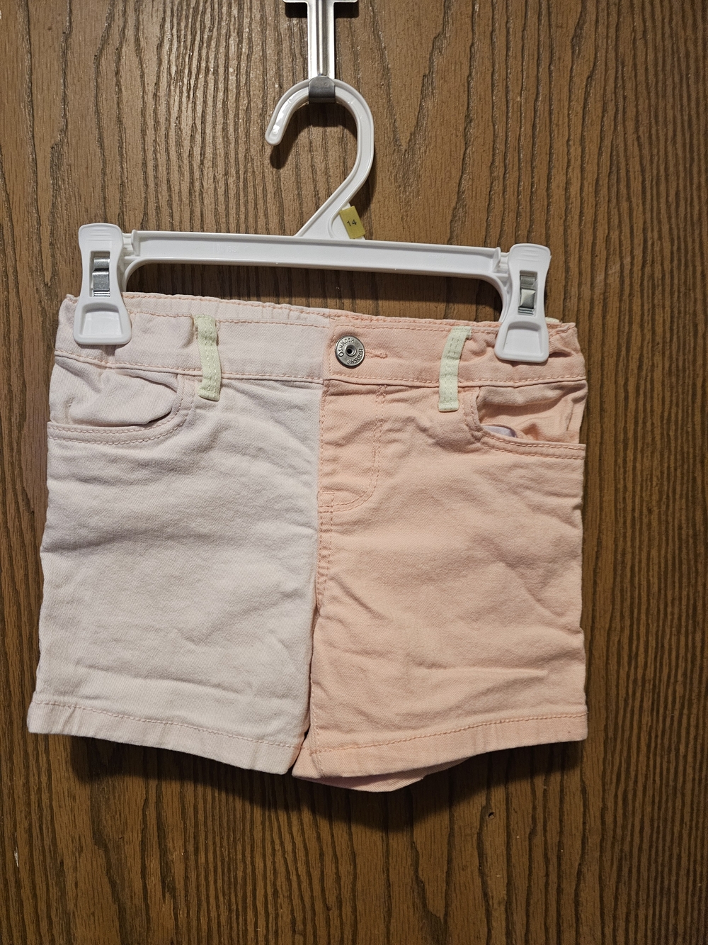 OshKosh B'gosh Two-Tone Light Pink & Peach Girls Skort